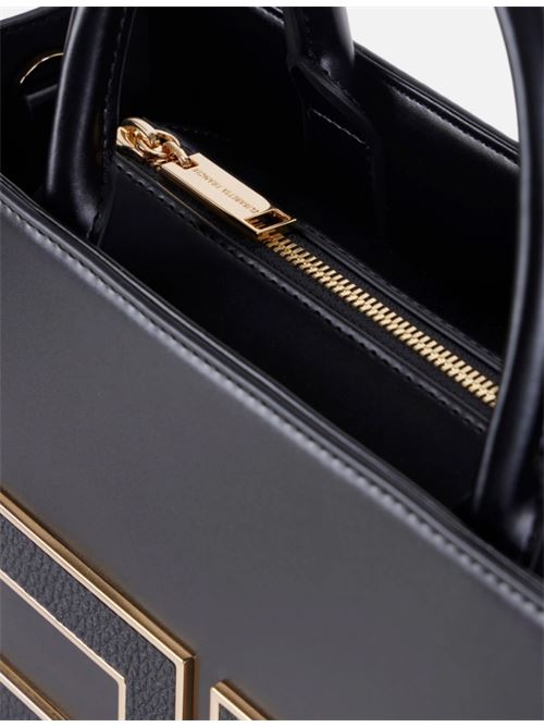 BIG TOTE WITH LOGO ELISABETTA FRANCHI | BS32A56E2110 Nero
